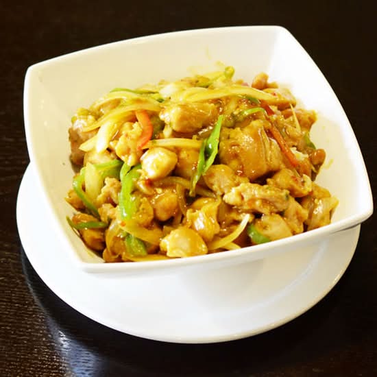 Chili Chicken Rice Bowl 辣椒鸡肉饭